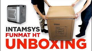 UNBOXING Intamsys Funmat HT  PEEK amp ULTEM™ 3D Printer  Buy from VisionMinercom [upl. by Leeland]