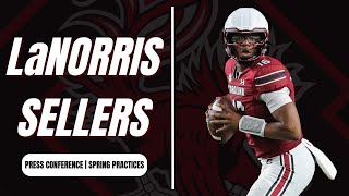 QB LaNorris Sellers spring football press conference  South Carolina [upl. by Tniassuot]