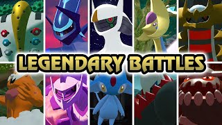 Pokémon Legends Arceus  All Legendary Pokémon Battles HQ [upl. by Arni960]