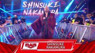 Shinsuke Nakamura Entrance  WWE Monday Night Raw January 08 2024 [upl. by Rosalynd]