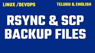 Part3 Linux  Backup files using Rsync  Transfer file from Local Server to Remote Server  by kk [upl. by Maxie]