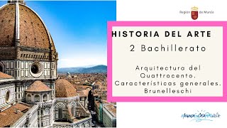 LA ARQUITECTURA DEL QUATTROCENTO BRUNELLESCHI [upl. by Sherlock]