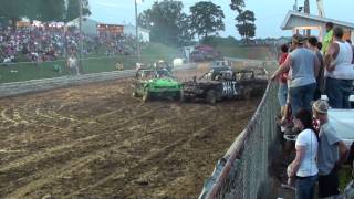 Kenton County Fair Kentucky small car demolition derby 71210 Heat 2 part 3 [upl. by Aira]