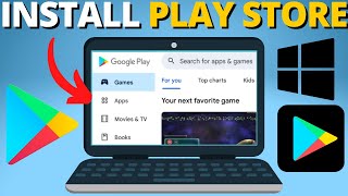 How to Install Google Play Store on PC or Laptop  How to Download and Install PlayStore Apps on PC [upl. by Ylurt]