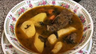 HOW TO MAKE HAITIAN BOUILLON aka HAITIAN BEEF STEW [upl. by Rana]