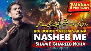 ROI BOHAT YATEEM SAKINA NASHEB ME  Abbas Ali Arfi Noha 2024  Sham e Ghareeba  10 Muharram Noha [upl. by Yeslah]