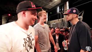 Brian Damage  Philipp Quh vs Mighty Mo  Nedal Nib  DLTLLY RapBattle Splash 17  2014 [upl. by Larimore]