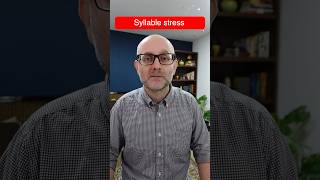 Which syllable is stressed  Part 6 ESL LearnEnglish Pronunciation SyllableStress SpeakEnglish [upl. by Jahdiel]