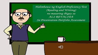 Video 170  Sample English Proficiency Test  Reading and Writing for ALS REVALIDA 20202021 [upl. by Junieta809]