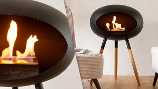 Le Feu Ground Eco Fireplace  Rockett St George [upl. by Linskey203]