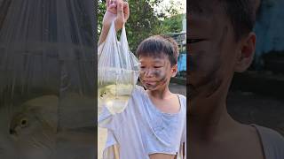 Kindly poor man save fish with helmet trending viralvideo shorts shortsfilm fish shortsvideo [upl. by Alieka459]