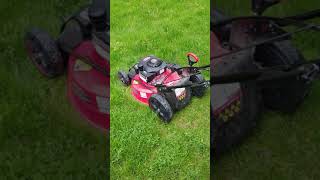 BENCHMARK 173cc SelfPropelled 3In1 Gas Lawn Mower  with Adjustable Speed amp Rear Wheel Drive 22quot [upl. by Ecirtemed]