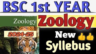 bsc 1st semester zoology new syllabus 202425 bsc zoology [upl. by Nangatrad]