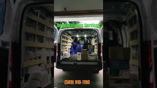 loading a Uhaul Cargo van going from Seattle to Spokane [upl. by Alusru]