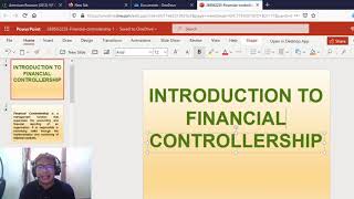 Introduction to Financial Controllership Lesson 1 [upl. by Sisely]