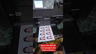 Best printer👉 Epson Pm520 SD Card passport size photo printing WiFi printer [upl. by Cichocki115]