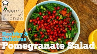 Pomegranate Salad  Delicious and Healthy Salad [upl. by Esylle]