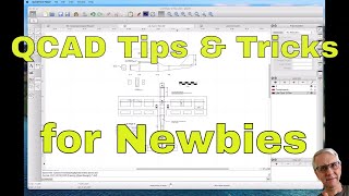 QCAD Tips amp Tricks for Newbies [upl. by Yrahca]