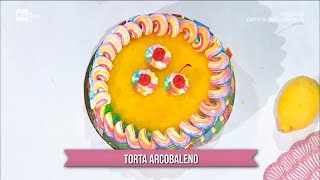 Torta arcobaleno  E sempre mezzogiorno 29042022 [upl. by Proudlove]