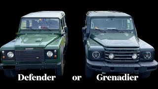 Trade my Land Rover Defender for an Ineos Grenadier [upl. by Ahseikan]