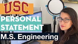 Personal Statement USC Masters in Astronautical Engineering 2020 admitted student [upl. by Siulegroj]