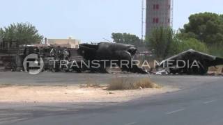 Aftermath Of The Attack On Tripoli International Airport [upl. by Eanom275]