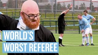 WORLDS WORST REFEREE PRANK  Manchester City April Fools [upl. by Broucek]