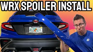 How to Install Noble V1 amp V2 Spoiler for the 2022 amp 2023 Subaru WRX [upl. by Alsi]