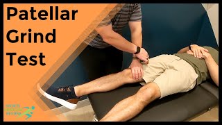 Patellar Grind Test for Patellofemoral Pain [upl. by Rimidalg190]