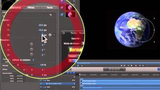 Motion 5  Texte en orbite 3D sur un globe [upl. by Rehposirhc]
