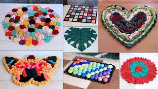 12 Beautiful Doormat Ideas  Handmade Things  Old Clothes Reuse [upl. by Bicknell81]