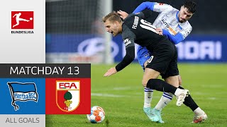 Hertha Berlin  FC Augsburg 11  Highlights  Matchday 13 – Bundesliga 202122 [upl. by Orna]