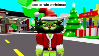 BECOMING a GRINCH in BROOKHAVEN [upl. by Eitteb]