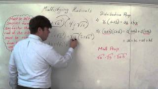 Distributive Property with Radicals [upl. by Waddell]