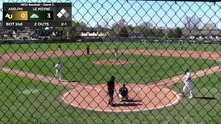 Le Moyne College Baseball vs Adelphi University 4272023 Highlights [upl. by Aronoel]