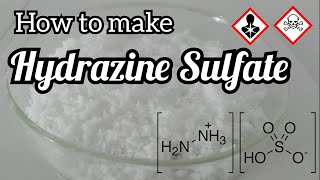 How to make Hydrazine sulfate using urea [upl. by Ervin350]