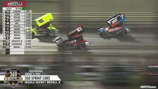 Knoxville Raceway 360 Knoxville Nationals Highlights  August 3 2024 [upl. by Wills]