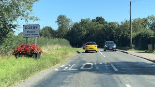 Driving from Broughton Astley to Cosby in Leicestershire  050923  dashcam footage  ASMR [upl. by Daphie]