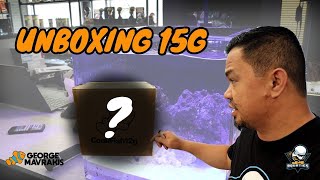 J4 AQUATICS UNBOXING AQUARIUM KIT from Coral12g pt1 [upl. by Jecho]