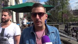 Interview Francesco Gabbani Italy 2017 at Eurovision in Concert [upl. by Autum]