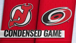 040419 Condensed Game Devils  Hurricanes [upl. by Yecies38]