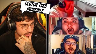 MULTICAM a CLUTCH INCREIBLE 1vs5 de LUKEN y BALDU vs MOROCHO fuerte [upl. by Anjela]