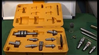 A Versatile Lathe MT2 or MT3 Taper Centre Set Plus Extra HomeMade Centres [upl. by Aivatco688]