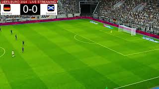 Germany vs Scotland  UEFA Euro Cup 2024  eFootball Pes 21 Gameplay PLSL 1 [upl. by Eibmab751]