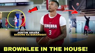 Justin Araña Bagong KABARANGGAY l Justin Brownlee in the Building l Ginebra practice 2024 [upl. by Ciro]