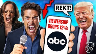 TRUMP CURSE ABC News Viewership COLLAPSES After RIGGING Debate For Kamala  Anchors Getting FIRED [upl. by Aronel]