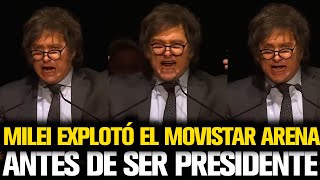 MILEI EXPLOTÓ EL MOVISTAR ARENA EN SU CIERRE DE CAMPAÑA ANTES DE SER PRESIDENTE [upl. by Pironi]