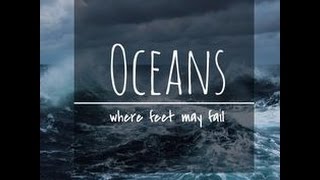 Oceans Hillsong  Karaoke [upl. by Yentterb]