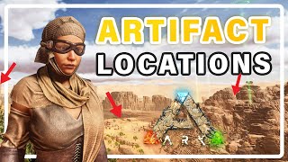 How to find the Artifact Caves on Scorched Earth Map  ASA ► Ark Survival Ascended [upl. by Naillik]