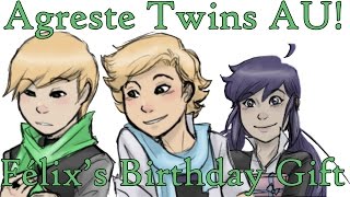 Miraculous Ladybug Comic Dub Agreste Twins AU  Félixs Birthday Gift [upl. by Gnod]